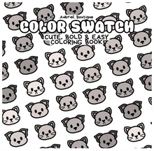 Load image into Gallery viewer, COLOR SWATCH: cute bold & easy coloring book
