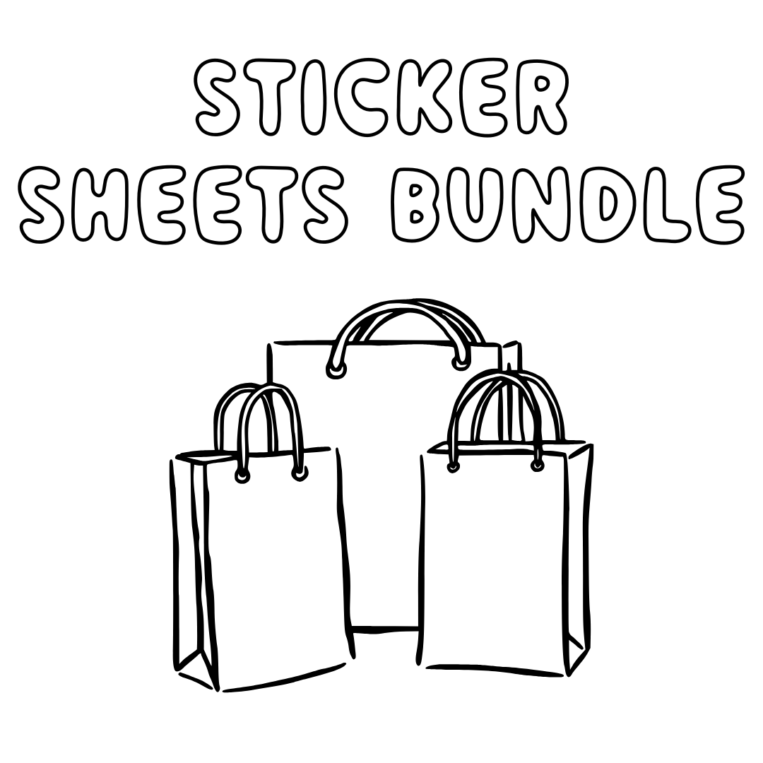 BUNDLE STICKER SHEETS – AubrielBoutique, image size:1080x1080