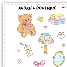 Load image into Gallery viewer, TEDDY VIBES, planner stickers — AB1030
