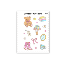 Load image into Gallery viewer, TEDDY VIBES, planner stickers — AB1030
