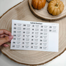 Carica l'immagine nel visualizzatore di Gallery, DAILY STICKERS FOR JOURNALING 2026/2027
