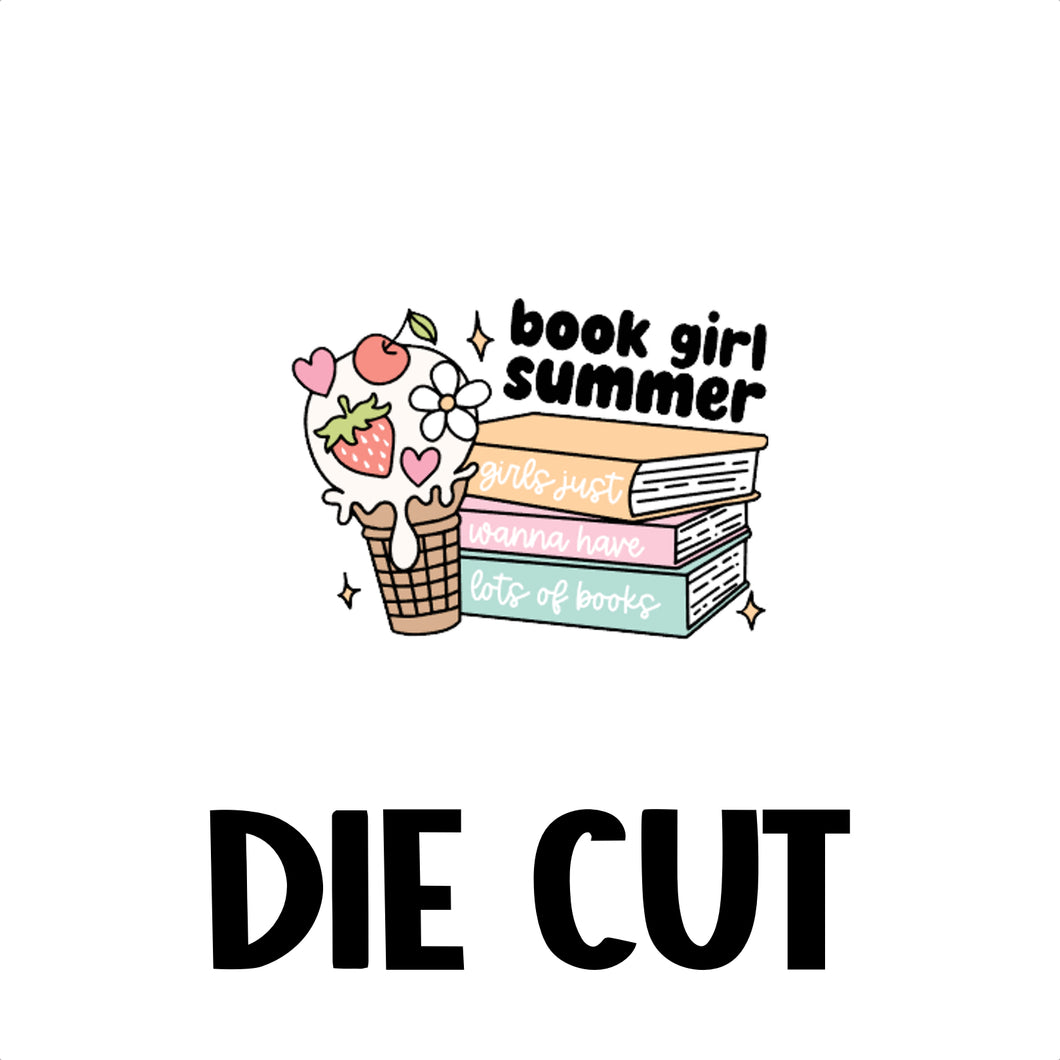 BOOK GIRL - DIE CUT