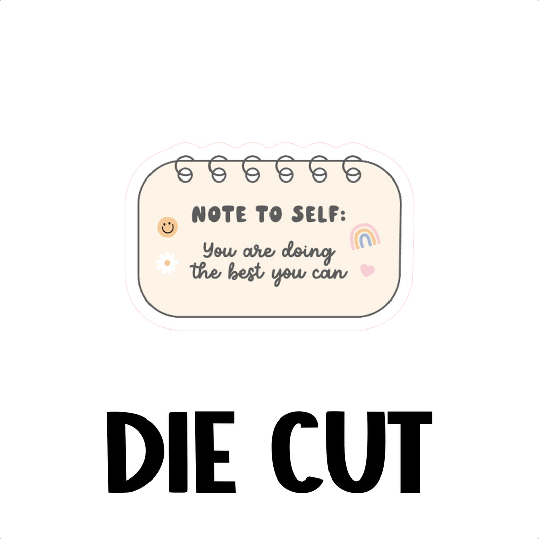 NOTE TO SELF - DIE CUT