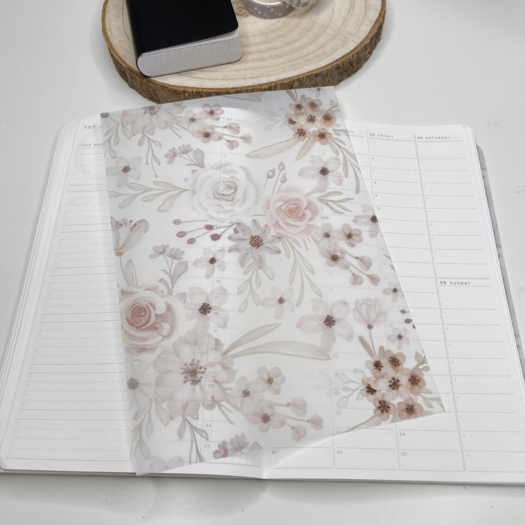 VELLUM neutral flowers