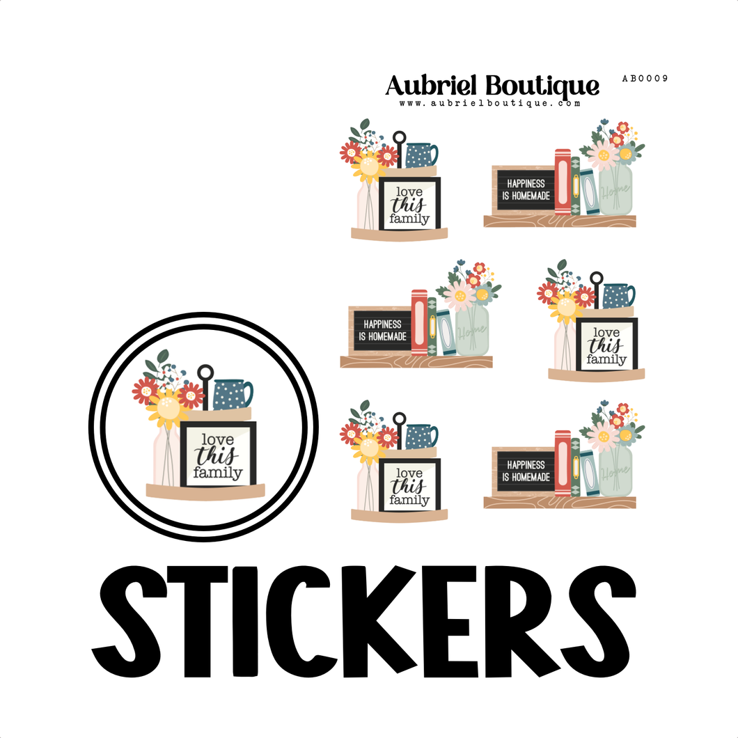 DECORATION, planner stickers — AB0009