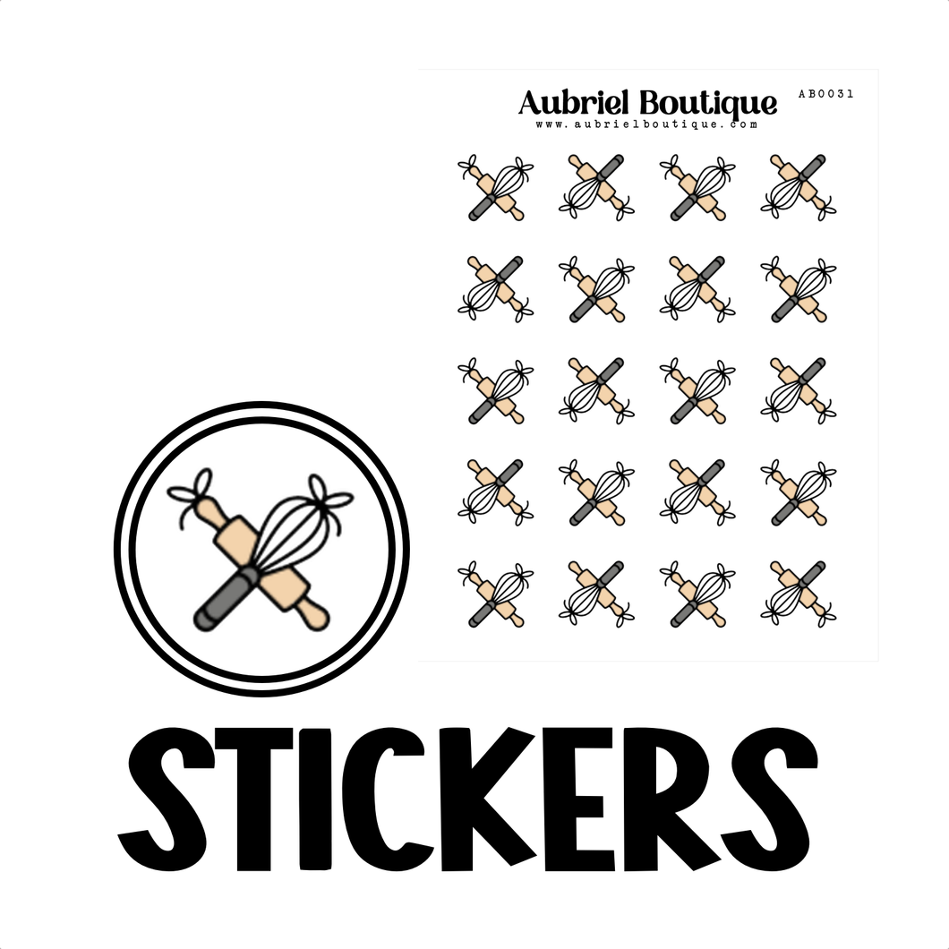 BAKERY, planner stickers — AB0031