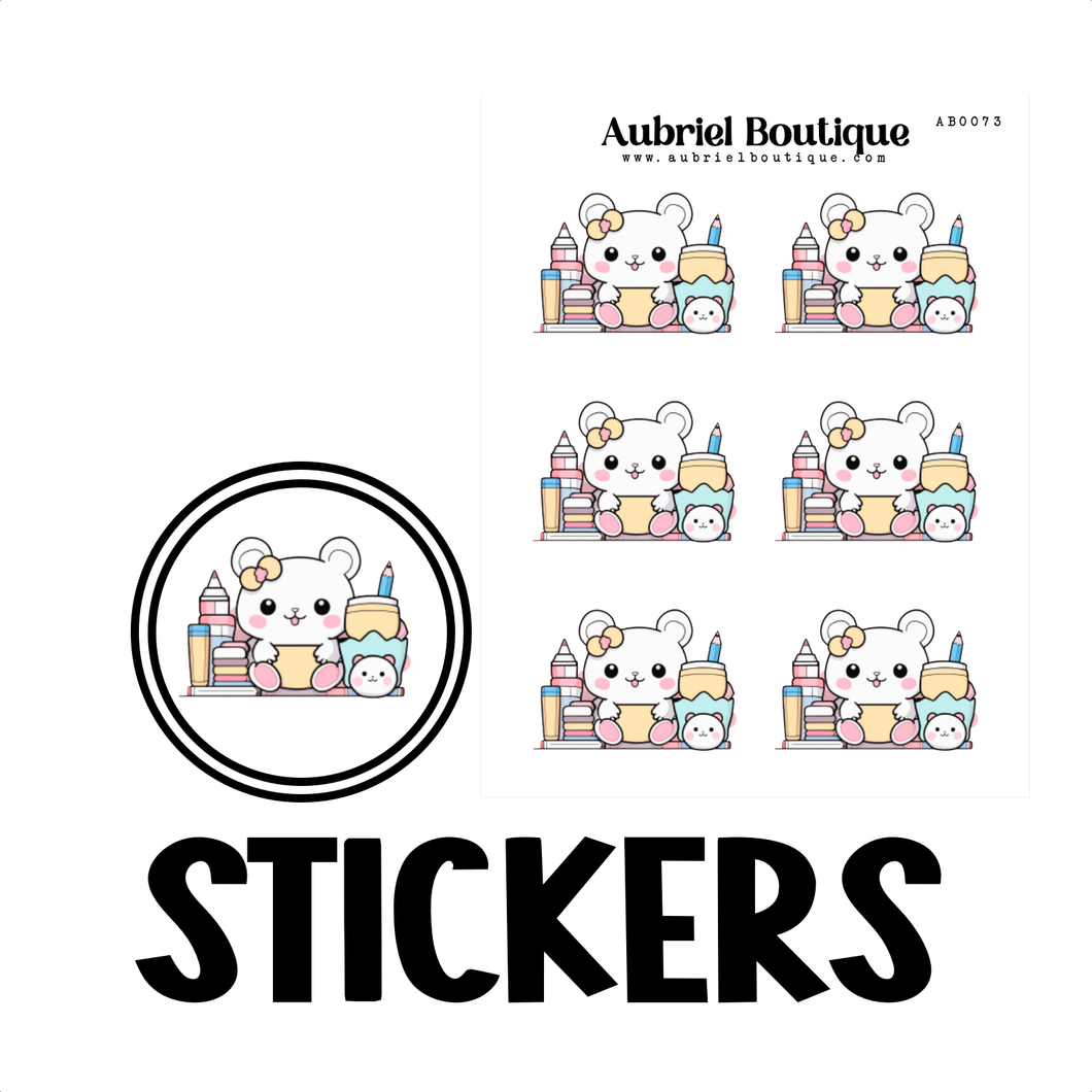 STATIONERY, planner stickers — AB0073