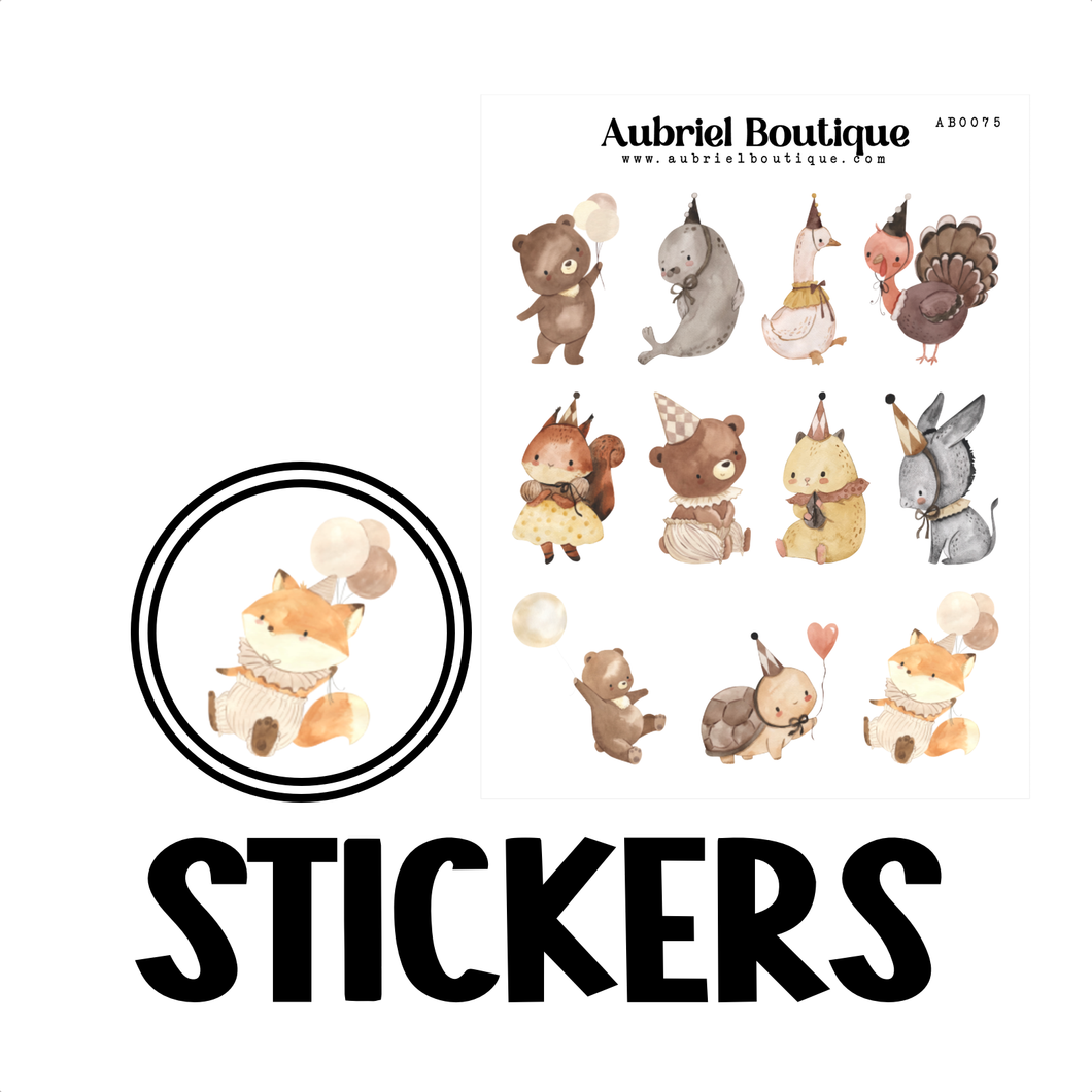B-DAY, planner stickers — AB0075