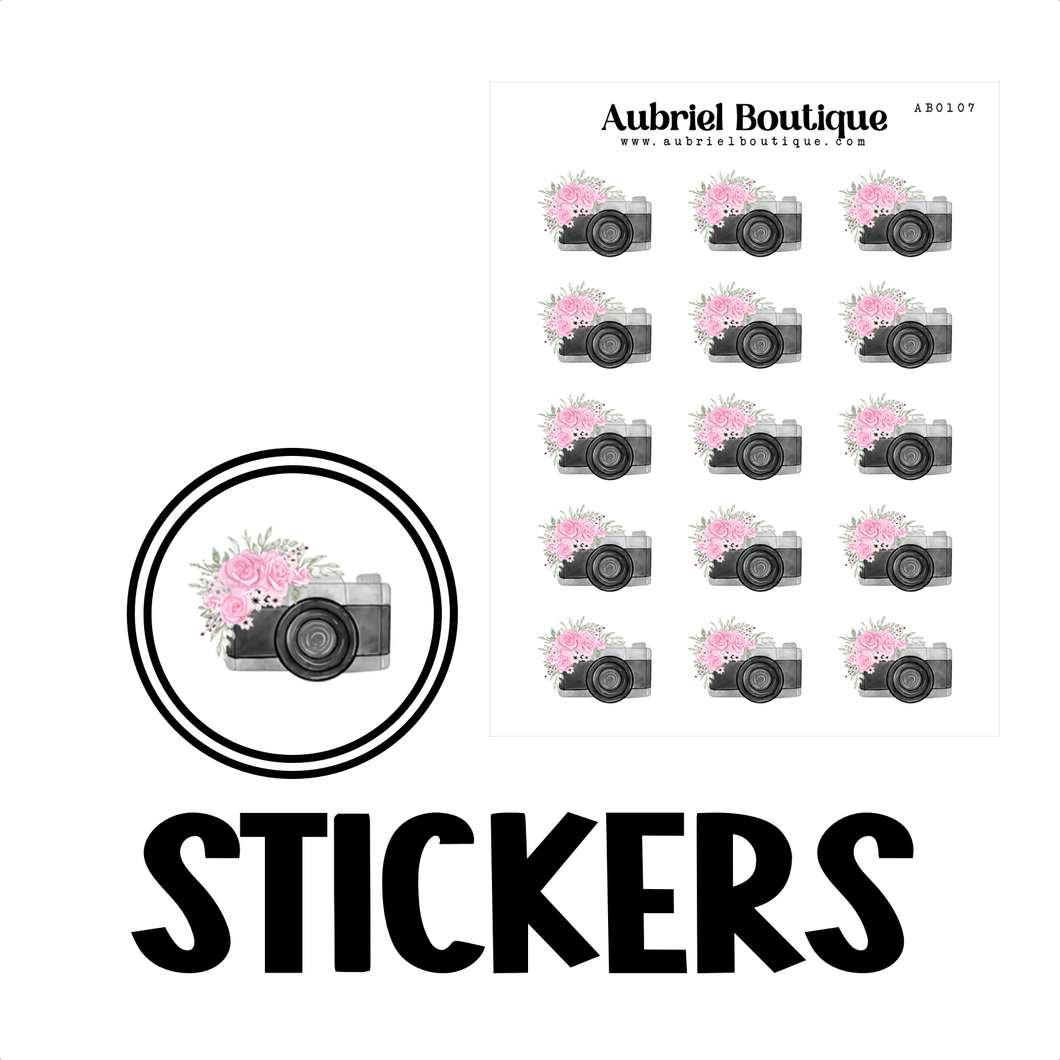 PHOTO, planner stickers — AB0107