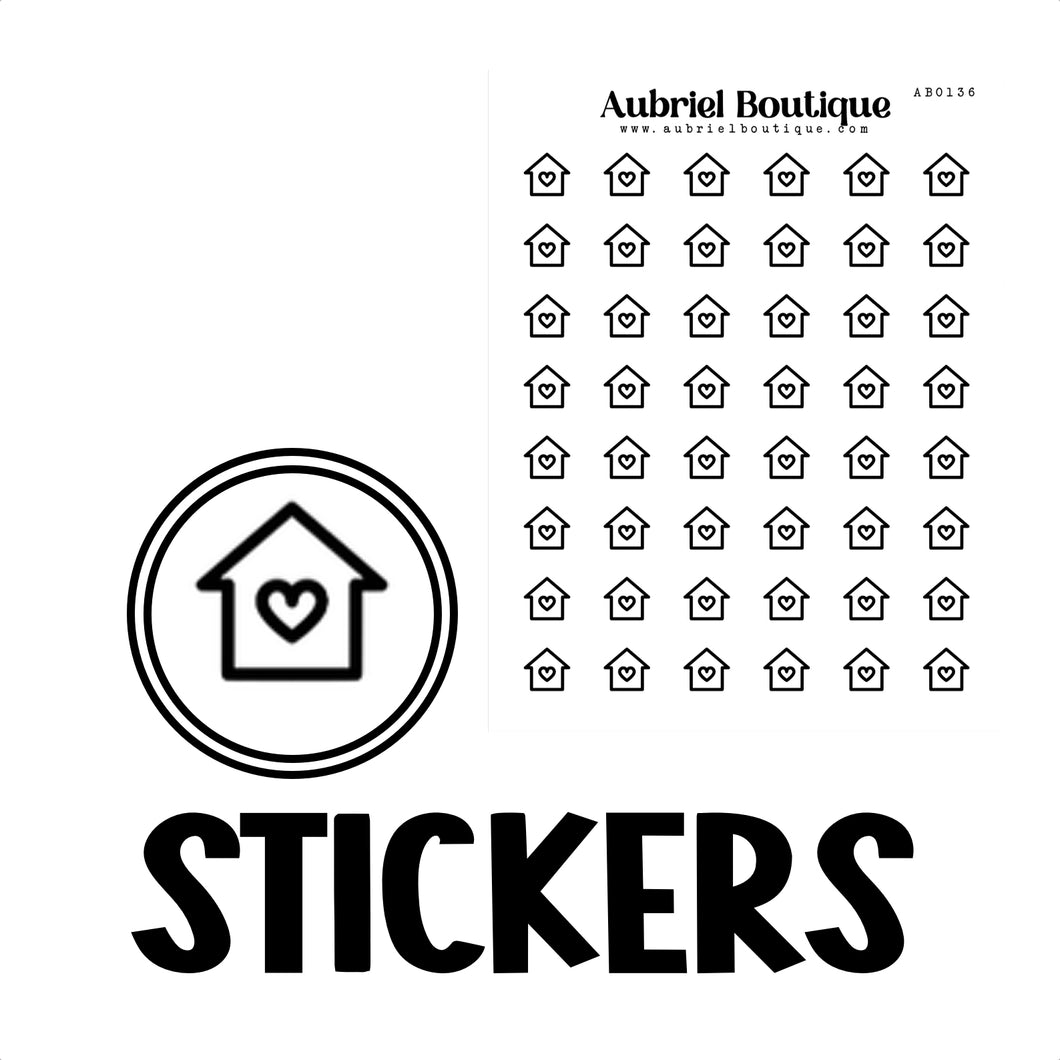 HOME, planner stickers — AB0136