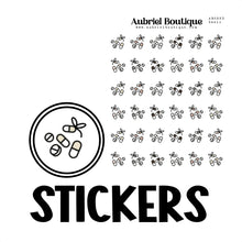 Load image into Gallery viewer, PILLS, planner stickers — MORE COLORS — AB0223
