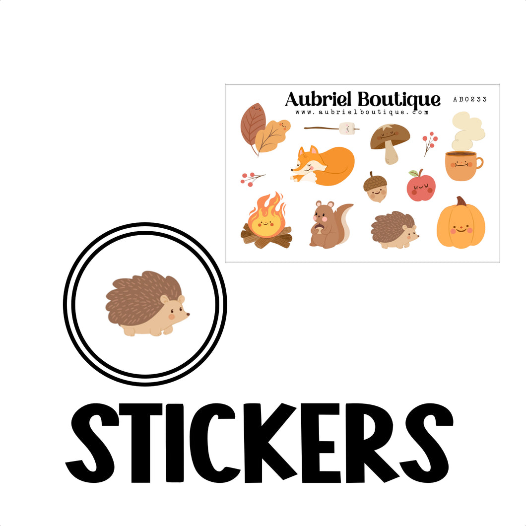 FALL, planner stickers — AB0233