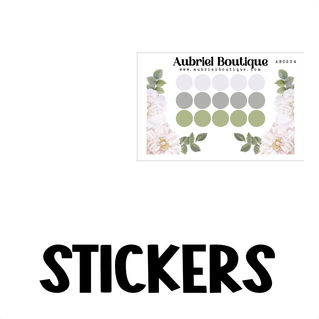 DECORATIONS, planner stickers — AB0234