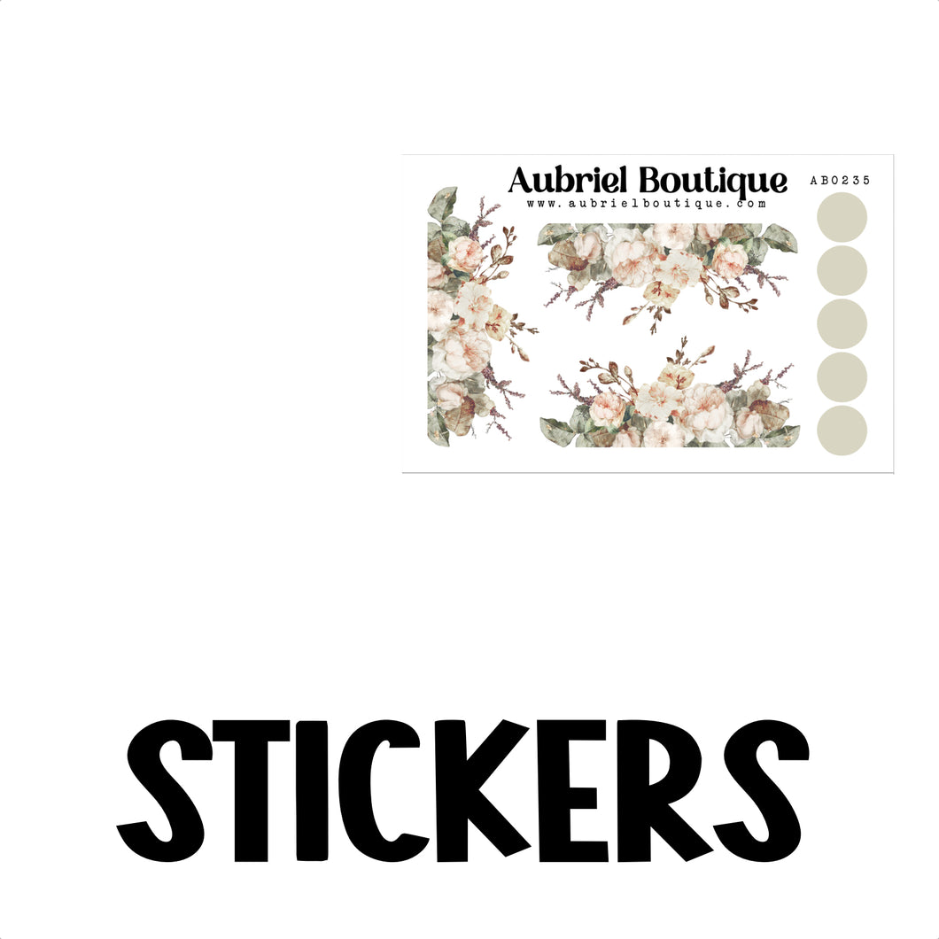 DECORATIONS, planner stickers — AB0235