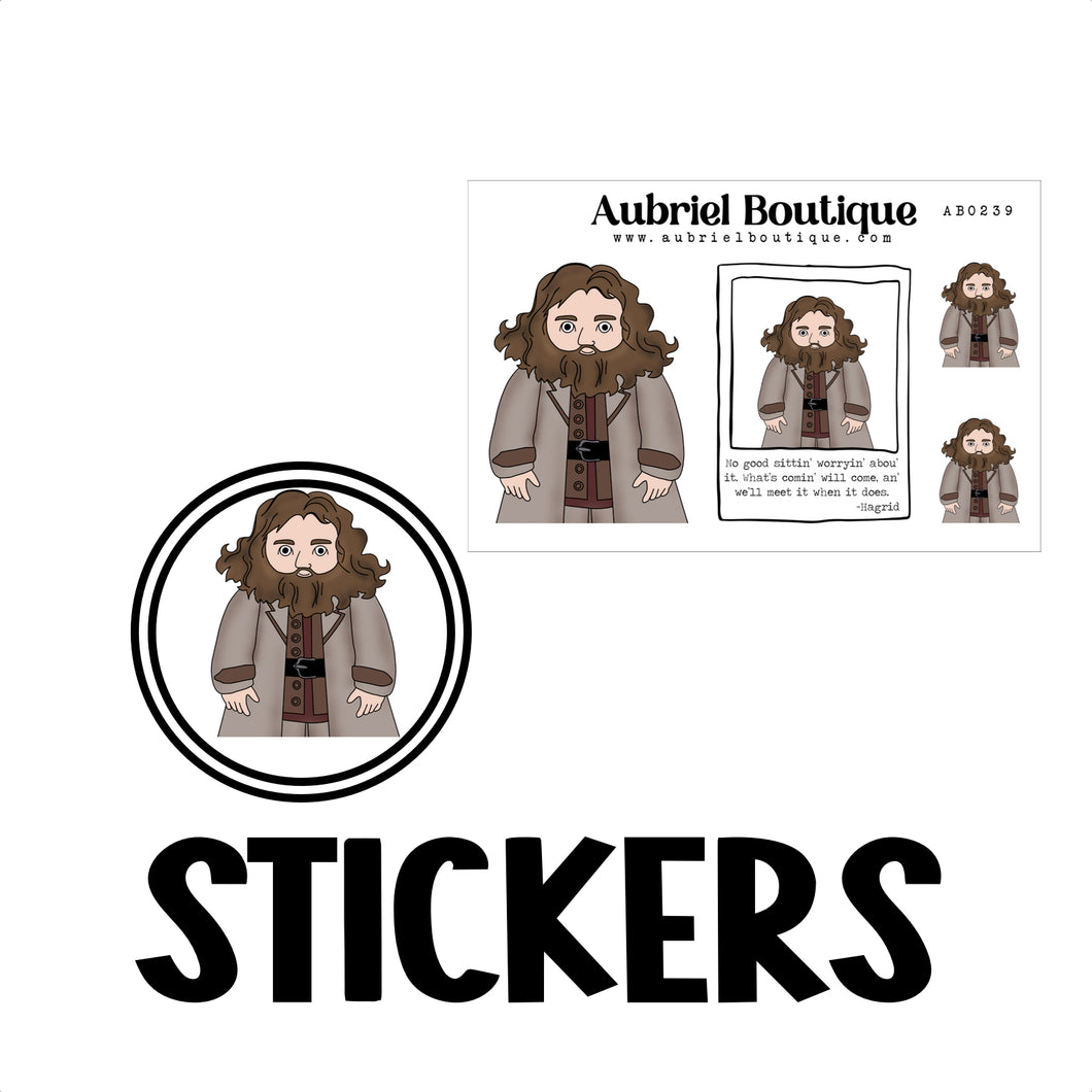 HAGRID, planner stickers — AB0239