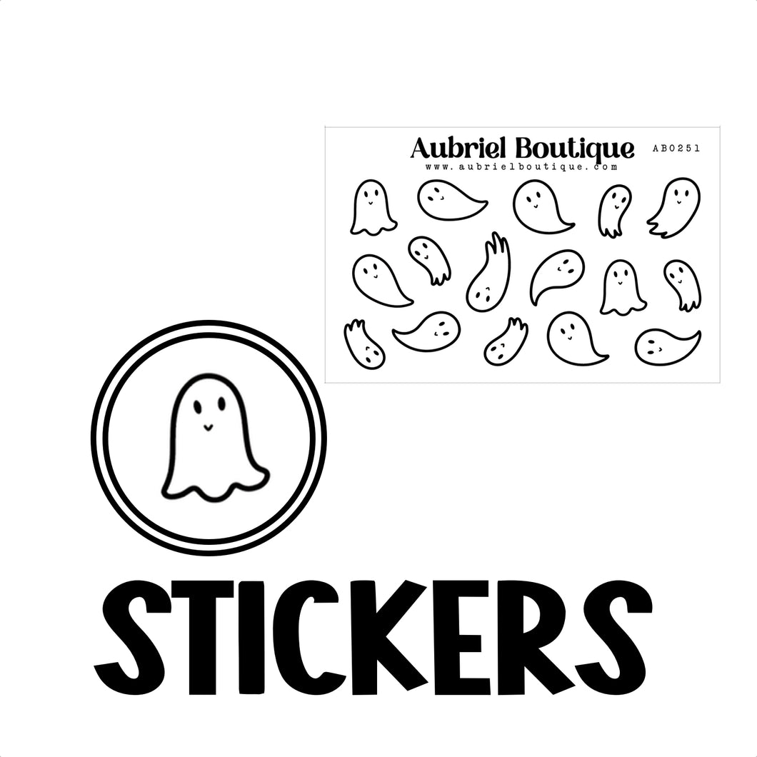 GHOST, planner stickers — AB0251