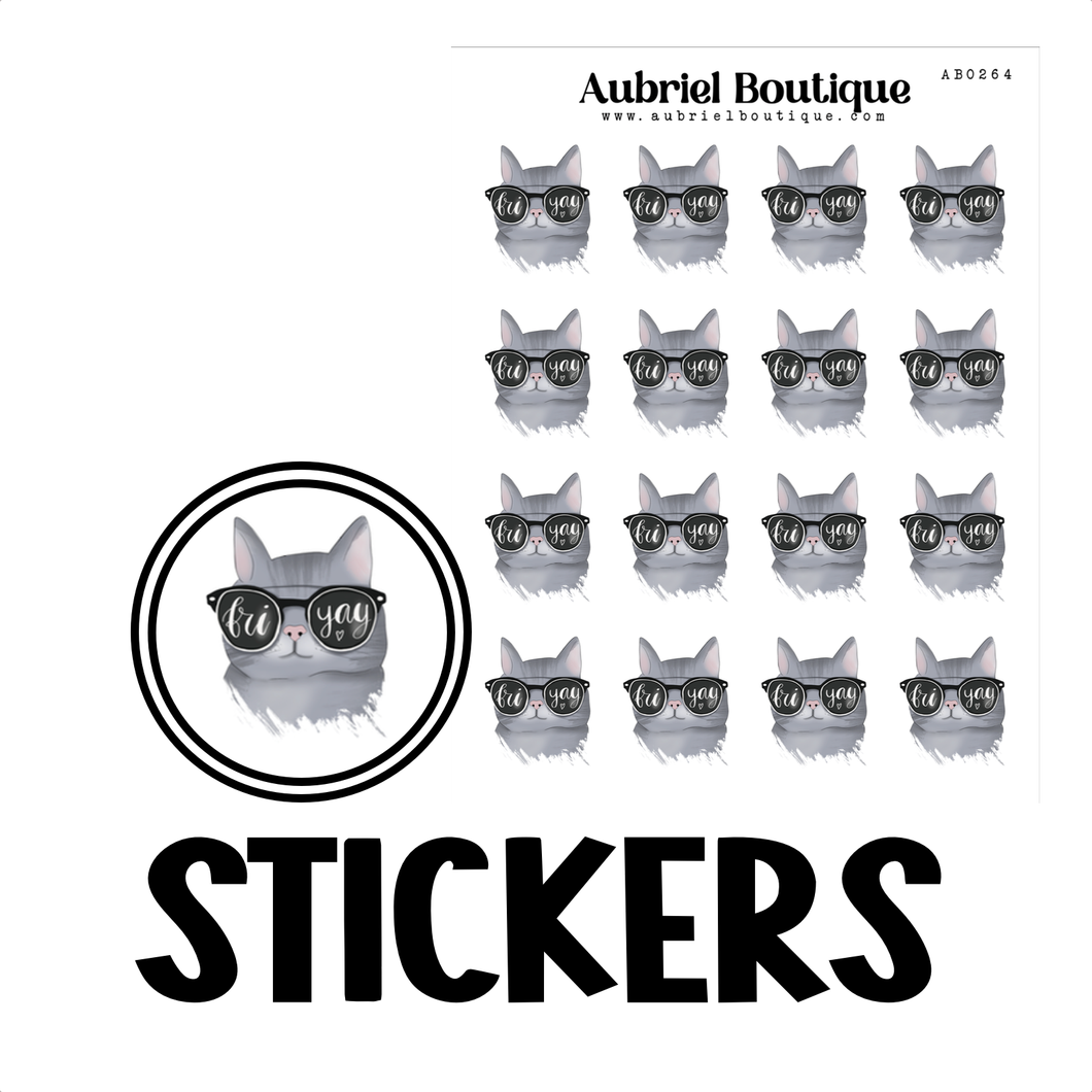 MEOW, planner stickers — AB0264