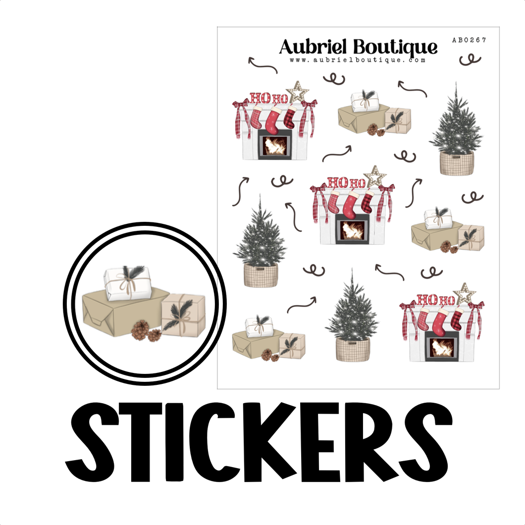 XMAS, planner stickers — AB0267