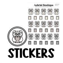 Load image into Gallery viewer, BEAR HAPPY MAIL, planner stickers — AB0294
