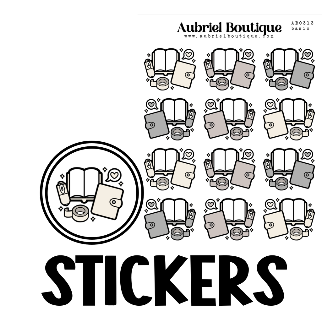 STATIONERY, planner stickers — AB0313