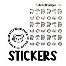 Carica l&#39;immagine nel visualizzatore di Gallery, BEVERAGES, planner stickers — AB0325
