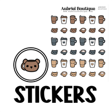 Carica l&#39;immagine nel visualizzatore di Gallery, BEVERAGES, planner stickers — AB0325
