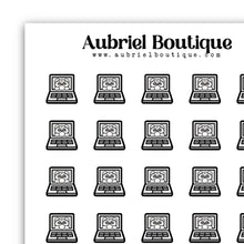 Load image into Gallery viewer, BEAR WORK, planner stickers — AB0327
