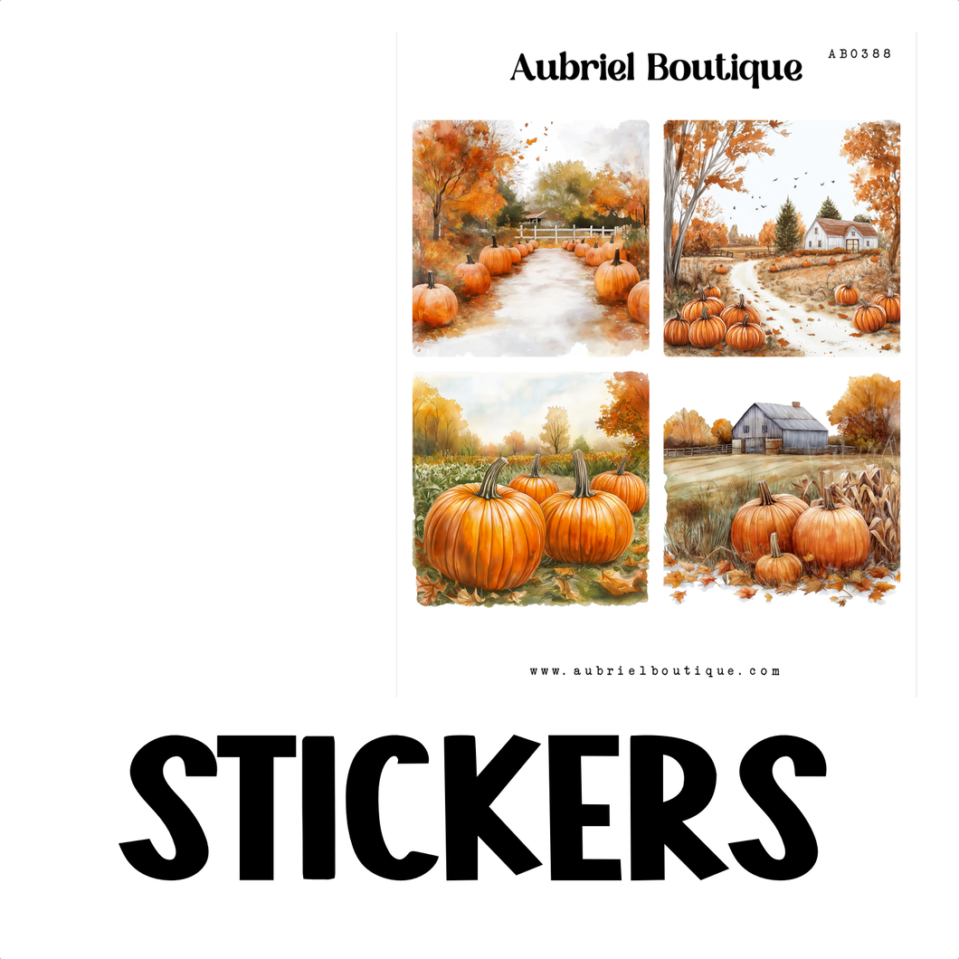 FALL DECO, planner stickers — AB0388