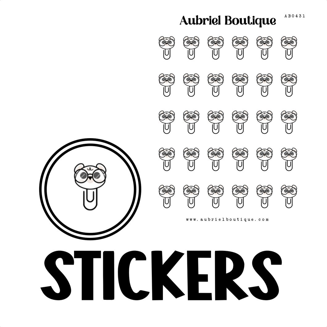 PAPERCLIP, planner stickers — AB0431