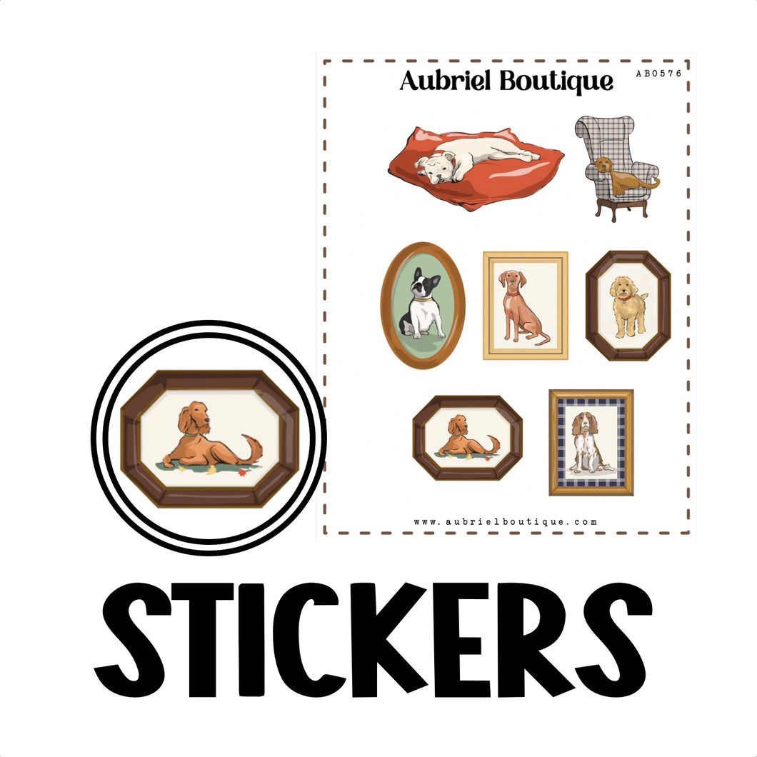 DOG, planner stickers — AB0576