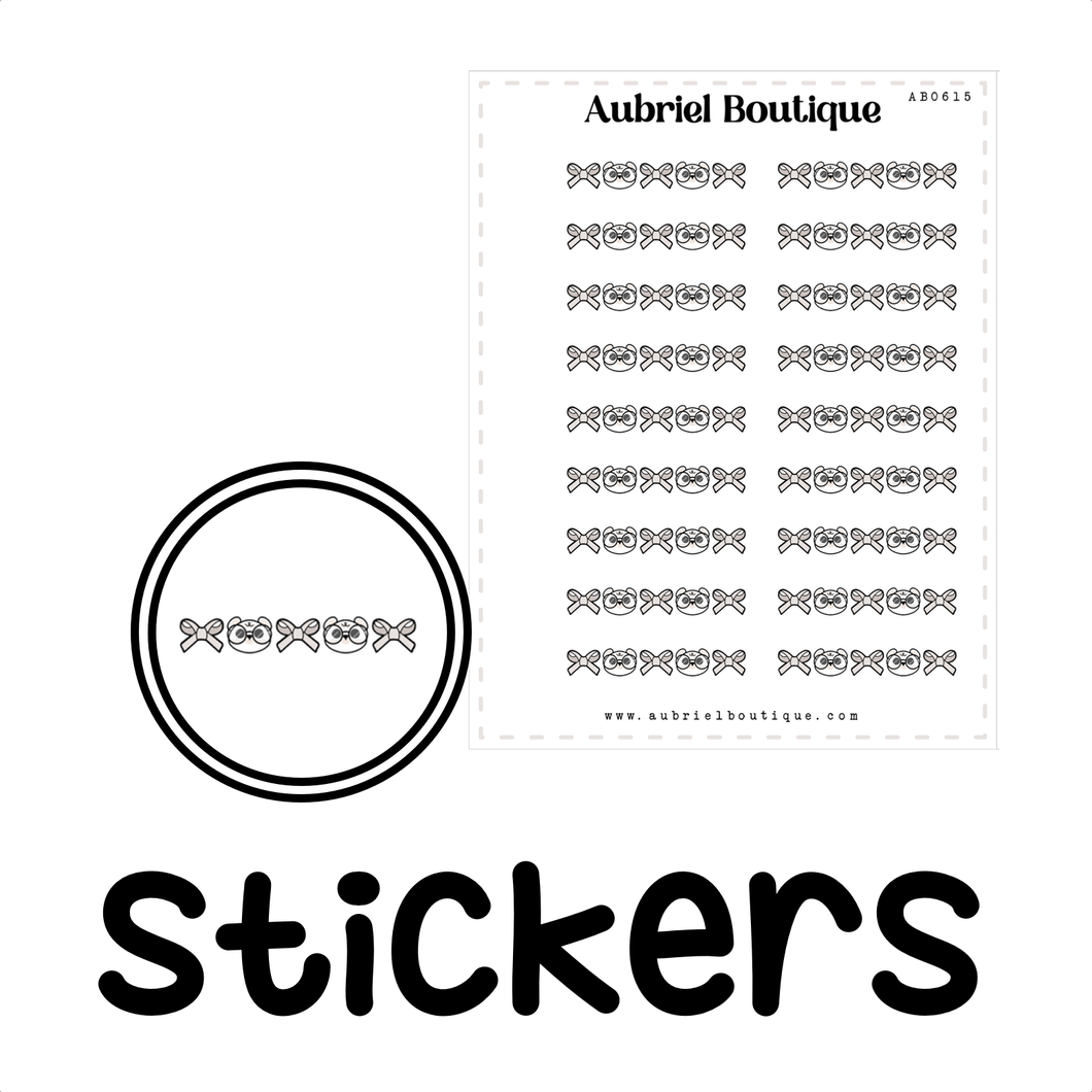 BANNER, planner stickers — AB0615