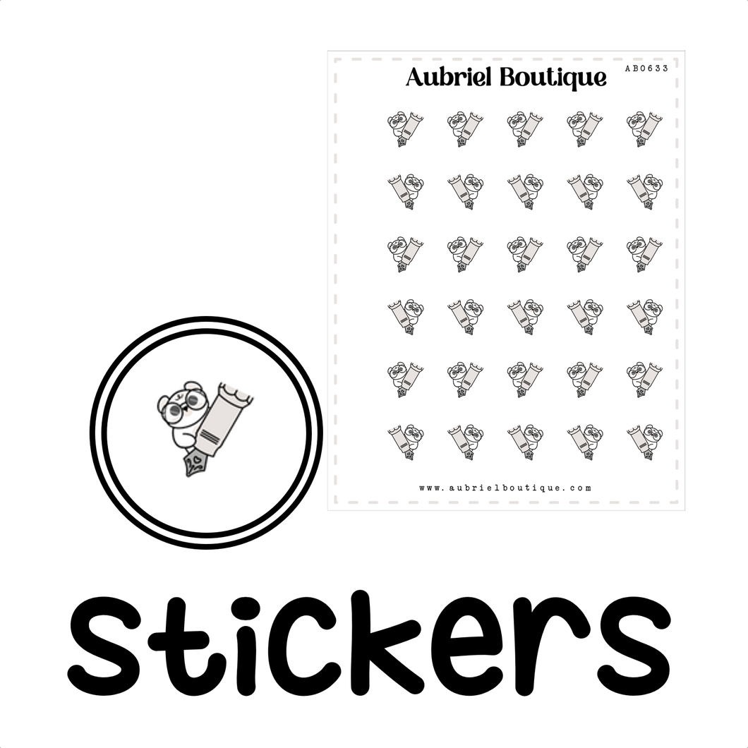 STATIONERY LOVE, planner stickers — AB0633