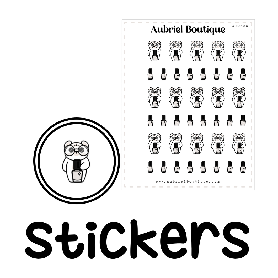 NAIL'S, planner stickers — AB0635