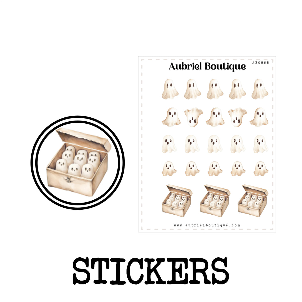 HALLOWEEN, planner stickers — AB0868