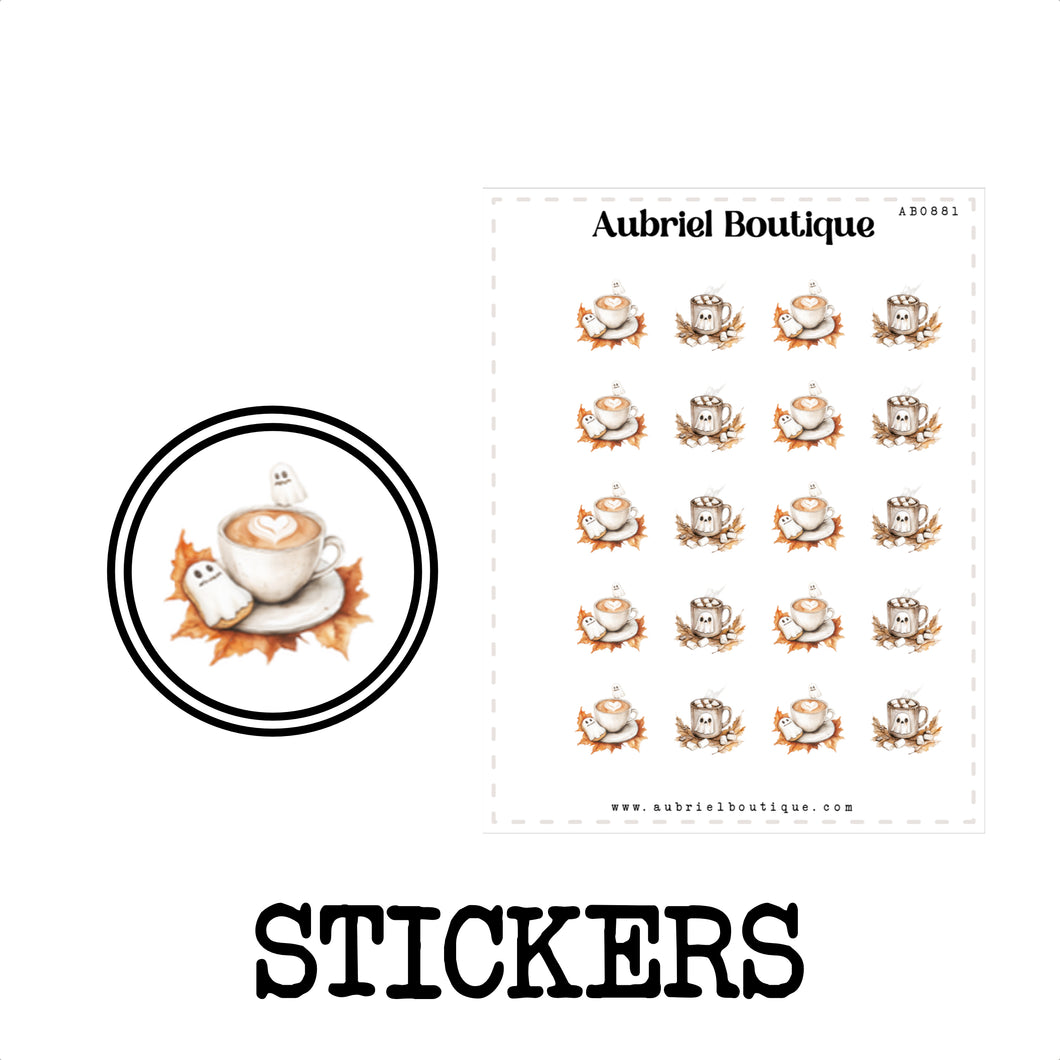 COFFEE, planner stickers — AB0881