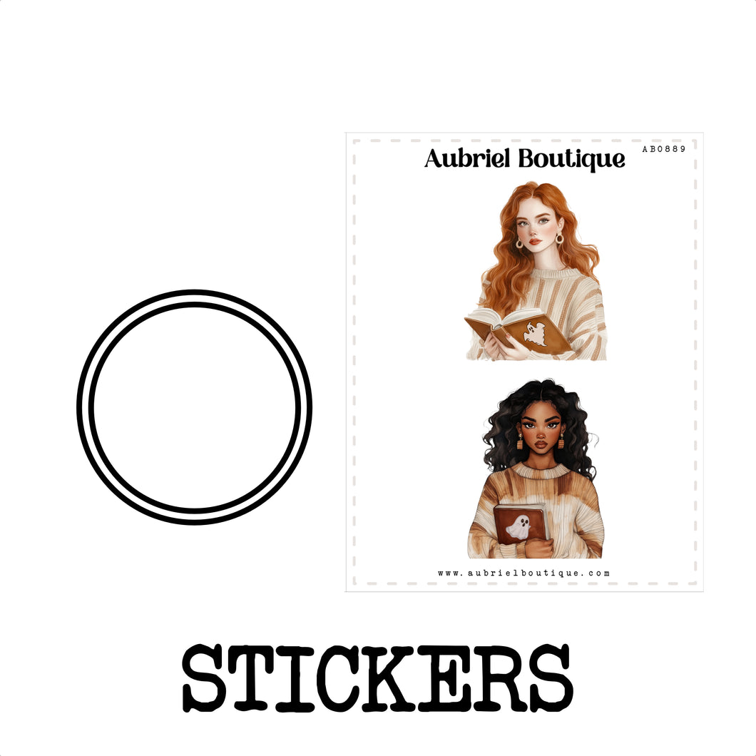 FALL GIRLS, planner stickers — AB0889