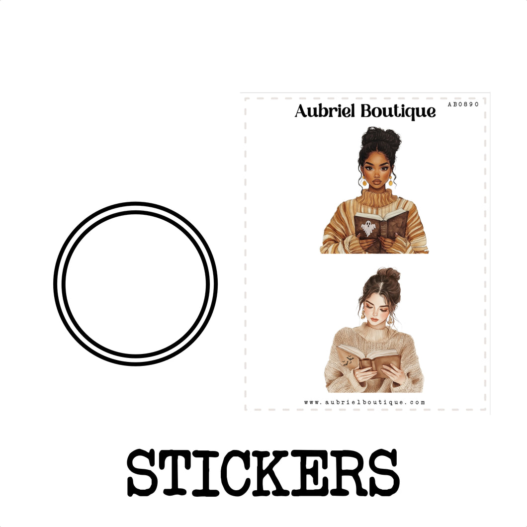 FALL GIRLS, planner stickers — AB0890