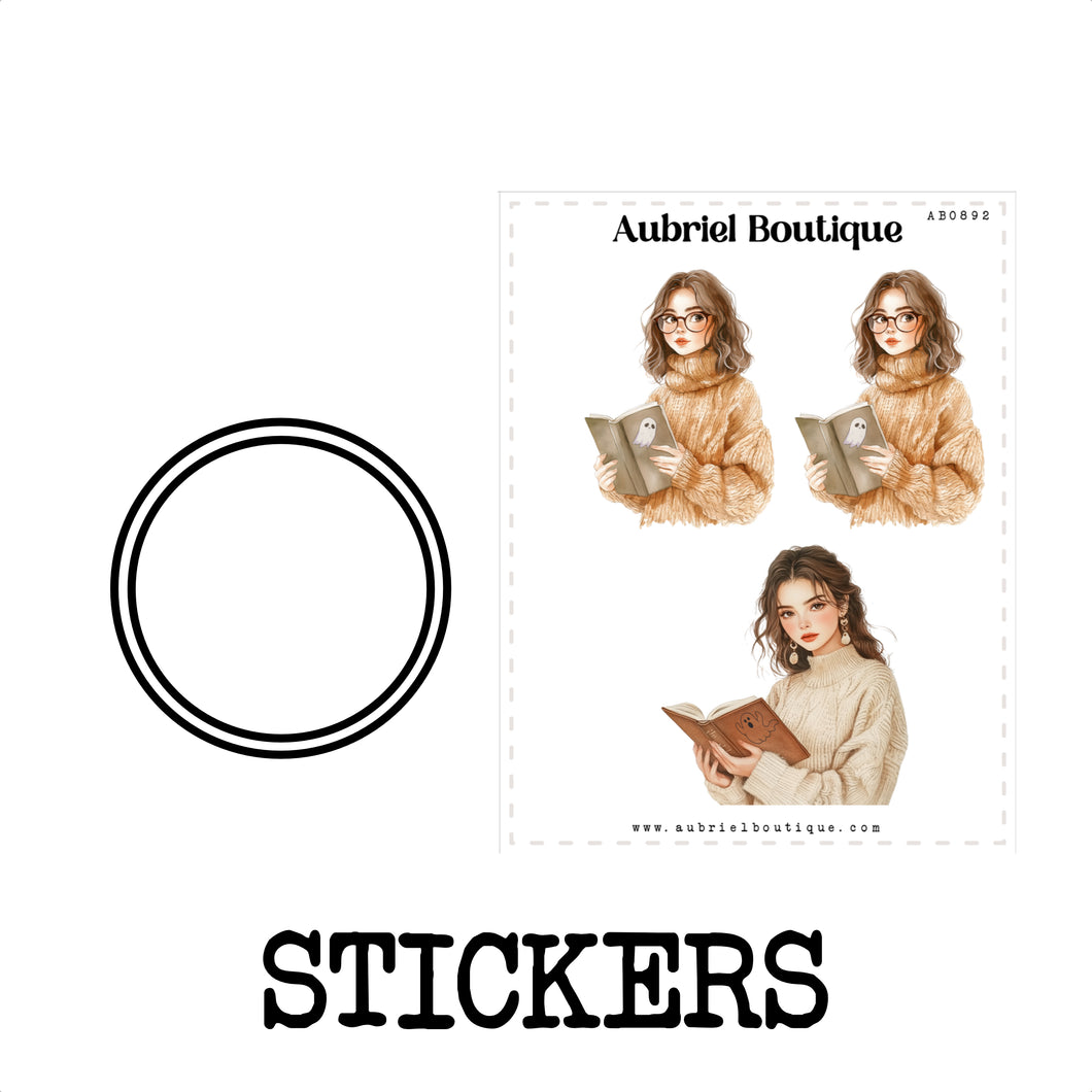 FALL GIRLS, planner stickers — AB0892