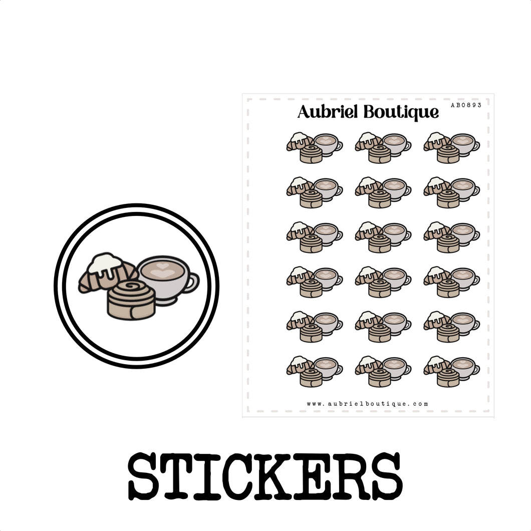 COLAZIONE, planner stickers — AB0893