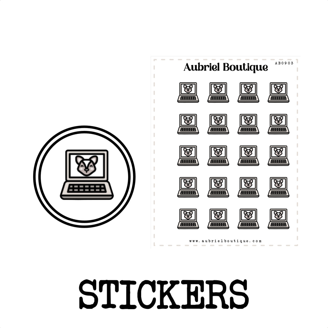 DEER WORK, planner stickers — AB0903