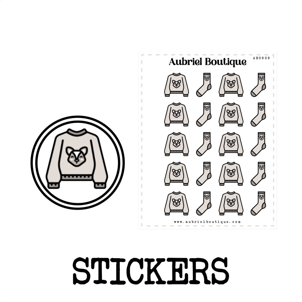 COZY VIBES, planner stickers — AB0909