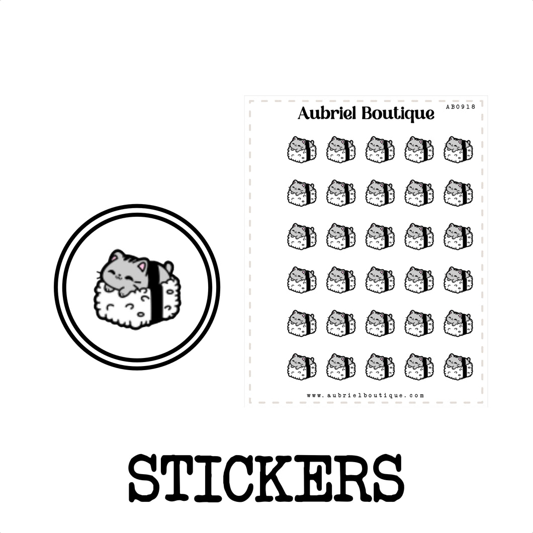 SUSHI, planner stickers — AB0918
