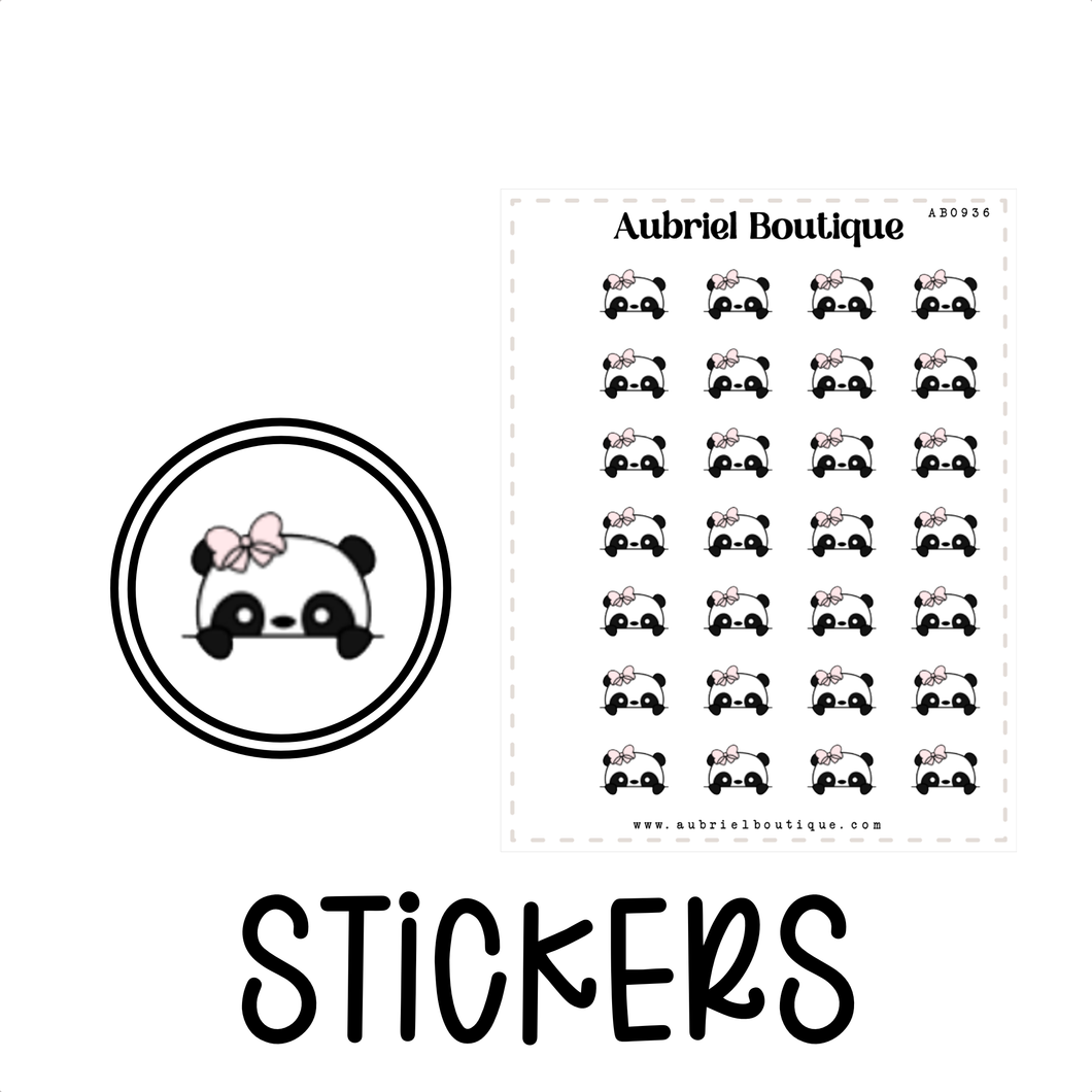 PANDINA, planner stickers — AB0936
