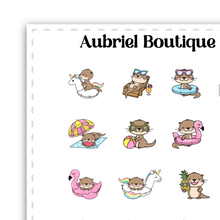 Carica l'immagine nel visualizzatore di Gallery, SUMMER VIBES, planner stickers — AB1017
