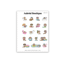 Carica l'immagine nel visualizzatore di Gallery, SUMMER VIBES, planner stickers — AB1017

