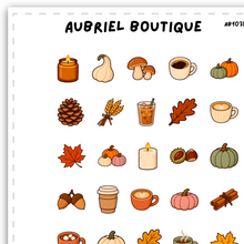 Load image into Gallery viewer, AUTUMN VIBES, planner stickers — AB1038
