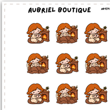 Load image into Gallery viewer, BECKY AUTUMN VIBES, planner stickers — AB1047
