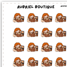 Carica l'immagine nel visualizzatore di Gallery, BECKY AUTUMN MOVIE, planner stickers — AB1048

