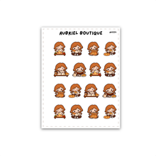 Load image into Gallery viewer, BECKY PIZZA PARTY, planner stickers — AB1054

