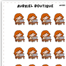 Carica l'immagine nel visualizzatore di Gallery, BECKY WORK TIME, planner stickers — AB1080

